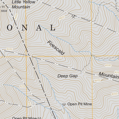 US Forest Service - Topo Carvers Gap, NC - TN FSTopo Legacy digital map