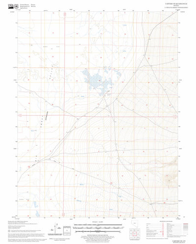 US Forest Service - Topo Carvers NE, NV FSTopo Legacy digital map