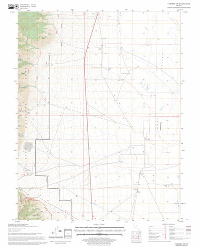 US Forest Service - Topo Carvers NW, NV FSTopo Legacy digital map