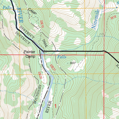 US Forest Service - Topo Casa Vieja Meadows, CA FSTopo Legacy digital map
