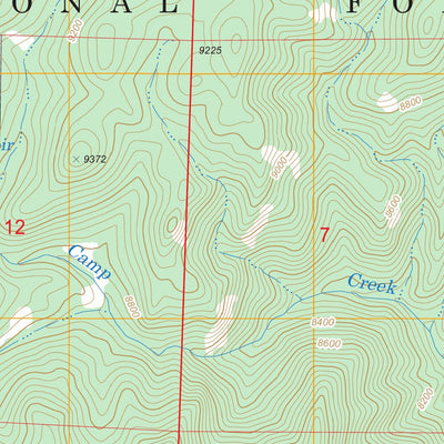 US Forest Service - Topo Cascade, CO FSTopo Legacy digital map