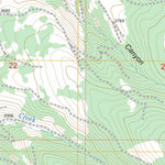 US Forest Service - Topo Cascade Gorge, OR FSTopo Legacy digital map