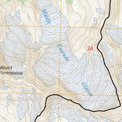US Forest Service - Topo Cascade Pass, WA FSTopo Legacy digital map