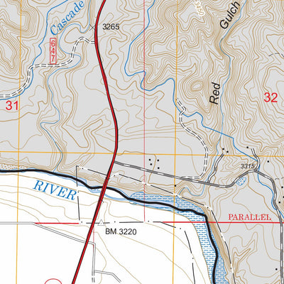US Forest Service - Topo Cascade Springs, SD FSTopo Legacy digital map