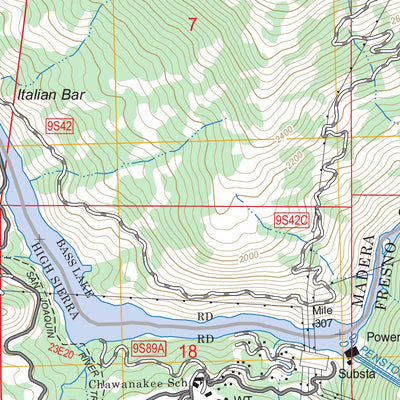 US Forest Service - Topo Cascadel Point, CA FSTopo Legacy digital map