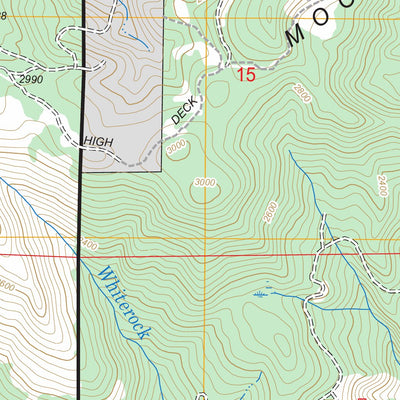 US Forest Service - Topo Cascadia, OR FSTopo Legacy digital map