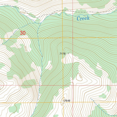 US Forest Service - Topo Casey Peak, MT FSTopo Legacy digital map