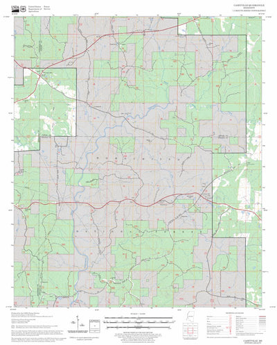 US Forest Service - Topo Caseyville, MS FSTopo Legacy digital map