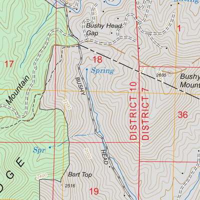 US Forest Service - Topo Cashes Valley, GA FSTopo Legacy digital map