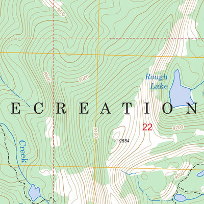 US Forest Service - Topo Casino Lakes, ID FSTopo Legacy digital map