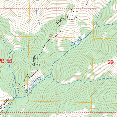 US Forest Service - Topo Casino Lakes, ID FSTopo Legacy digital map