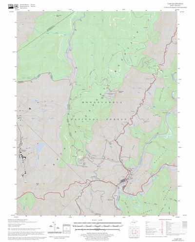 US Forest Service - Topo Cass, WV FSTopo Legacy digital map