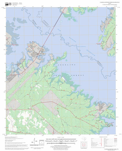 US Forest Service - Topo Cassells-Boykin Park, TX FSTopo Legacy digital map