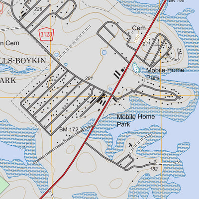 US Forest Service - Topo Cassells-Boykin Park, TX FSTopo Legacy digital map