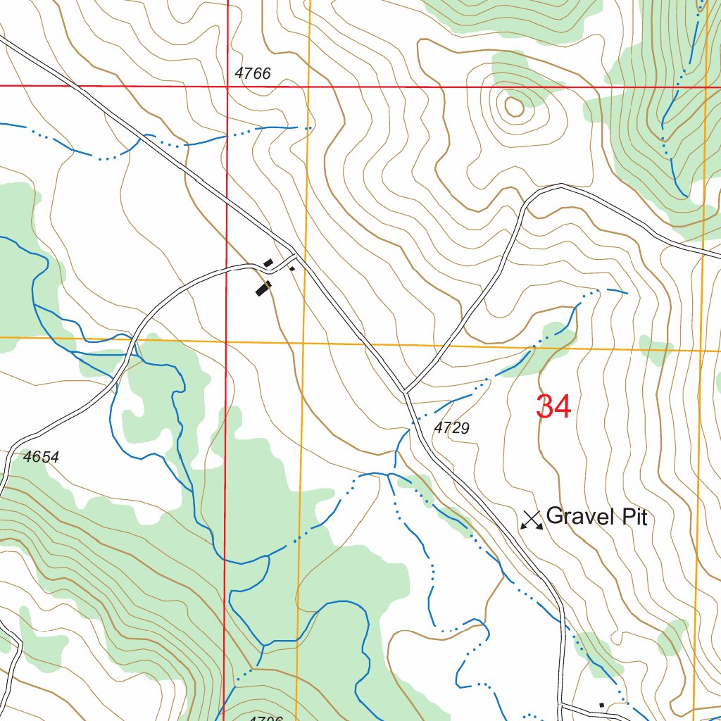 Castle Butte, MT FSTopo Legacy Map by US Forest Service - Topo | Avenza ...