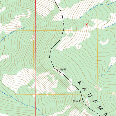 US Forest Service - Topo Castle Rock Gulch, CO FSTopo Legacy digital map