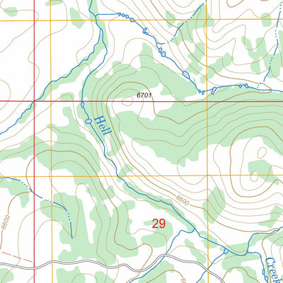 US Forest Service - Topo Castle Rock, ID FSTopo Legacy digital map