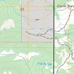 US Forest Service - Topo Castle Town, MT FSTopo Legacy digital map
