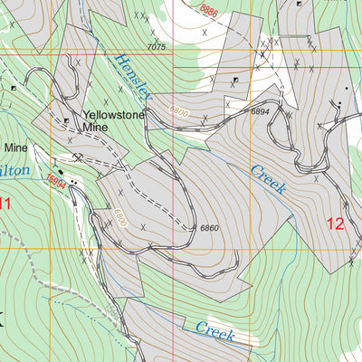 US Forest Service - Topo Castle Town, MT FSTopo Legacy digital map