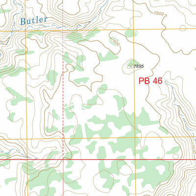 US Forest Service - Topo Casto Canyon, UT FSTopo Legacy digital map