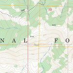 US Forest Service - Topo Casto, ID FSTopo Legacy digital map