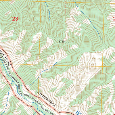 US Forest Service - Topo Casto, ID FSTopo Legacy digital map