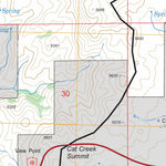 US Forest Service - Topo Cat Creek Summit, ID FSTopo Legacy digital map