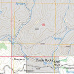 US Forest Service - Topo Cat Creek Summit, ID FSTopo Legacy digital map