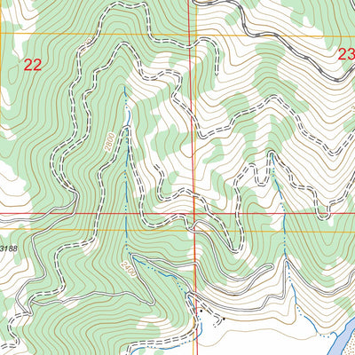 US Forest Service - Topo Cataldo, ID FSTopo Legacy digital map