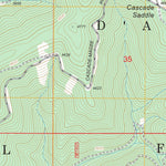 US Forest Service - Topo Cataract Peak, ID FSTopo Legacy digital map