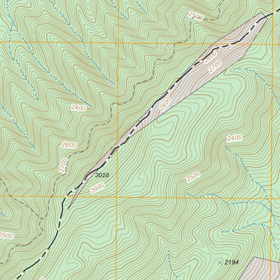US Forest Service - Topo Catawba, VA FSTopo Legacy digital map