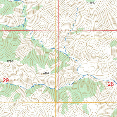 US Forest Service - Topo Catclaw Flat, CA FSTopo Legacy digital map