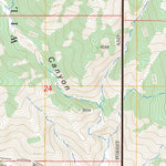 US Forest Service - Topo Catclaw Flat, CA FSTopo Legacy digital map