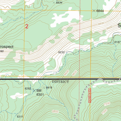 US Forest Service - Topo Cathedral Butte, UT FSTopo Legacy digital map