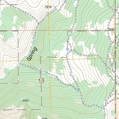 US Forest Service - Topo Cathedral Peak, CO FSTopo Legacy digital map