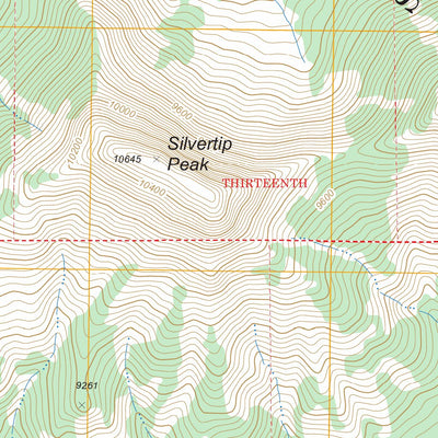 US Forest Service - Topo Cathedral Peak, WY FSTopo Legacy digital map