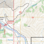 US Forest Service - Topo Cathedral Rocks, ID FSTopo Legacy digital map