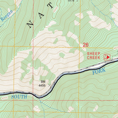 US Forest Service - Topo Caton Lake, ID FSTopo Legacy digital map