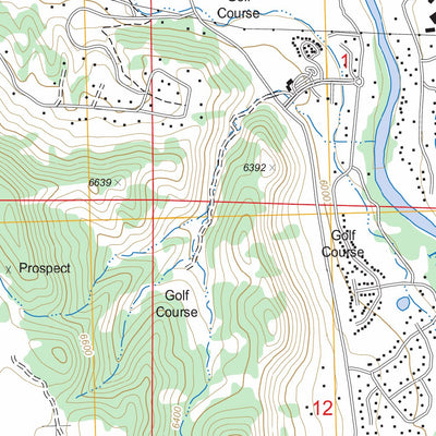 US Forest Service - Topo Cattle Creek, CO FSTopo Legacy digital map