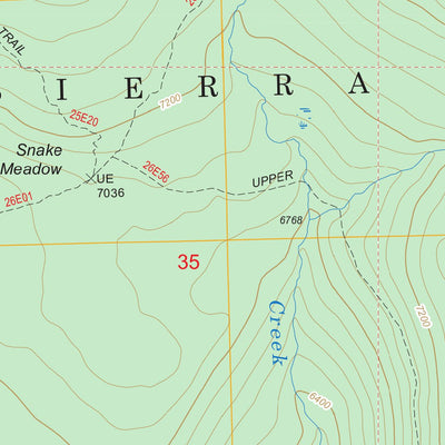 US Forest Service - Topo Cattle Mountain, CA FSTopo Legacy digital map