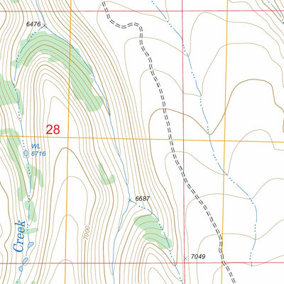 US Forest Service - Topo Caudle Creek, NV - ID FSTopo Legacy digital map