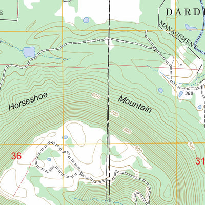 US Forest Service - Topo Caulksville, AR FSTopo Legacy digital map