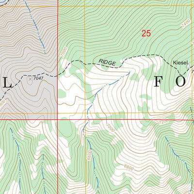 US Forest Service - Topo Causey Dam, UT FSTopo Legacy digital map