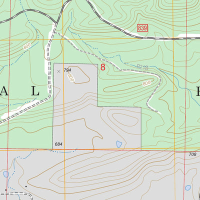 US Forest Service - Topo Cauthron, AR FSTopo Legacy digital map