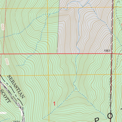 US Forest Service - Topo Cauthron, AR FSTopo Legacy digital map