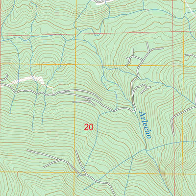 US Forest Service - Topo Cavanaugh Creek, WA FSTopo Legacy digital map