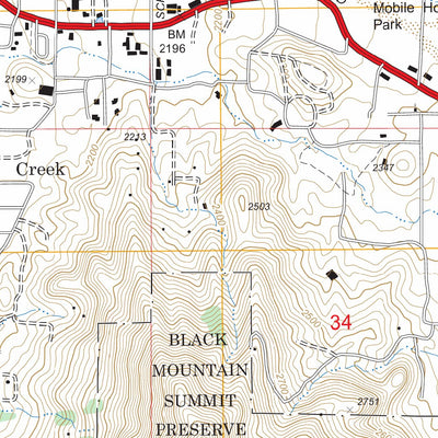 US Forest Service - Topo Cave Creek, AZ FSTopo Legacy digital map