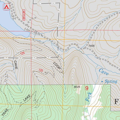 US Forest Service - Topo Cave Creek, NV FSTopo Legacy digital map