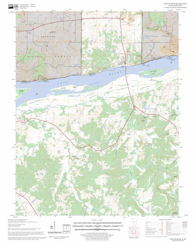 US Forest Service - Topo Cave-in-Rock, IL - KY FSTopo Legacy digital map