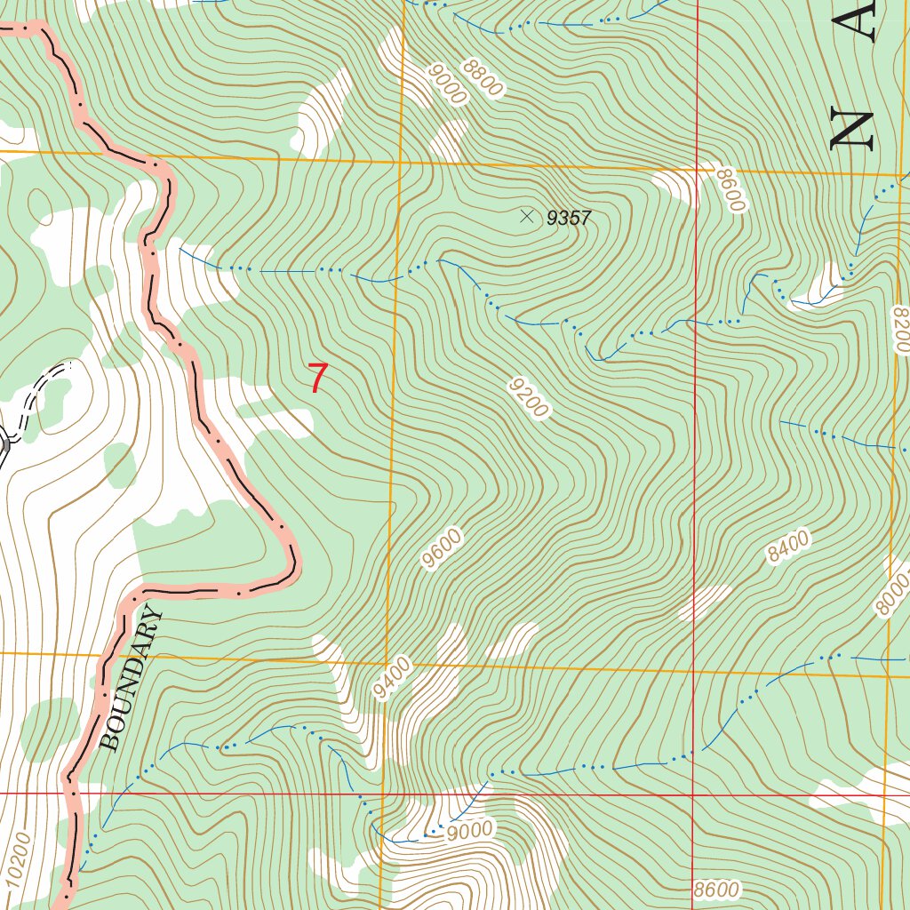 Cave Mountain, NV FSTopo Legacy Map by US Forest Service - Topo ...